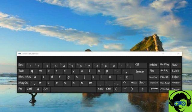 Como redimensionar o teclado de toque na tela do Windows 10?