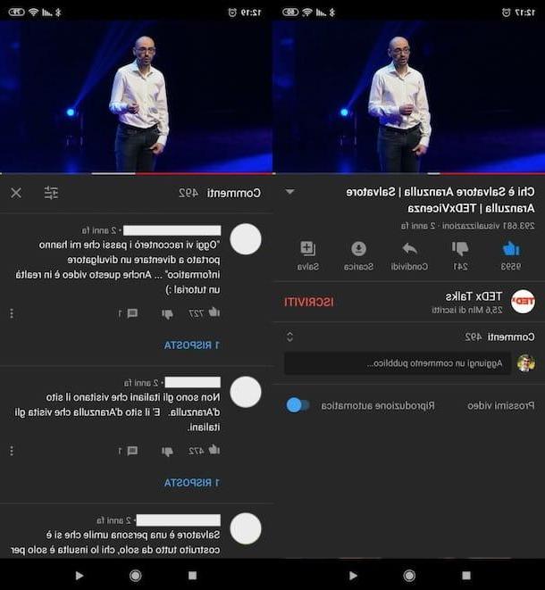 Come vedere i commenti su YouTube