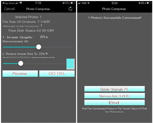 How to reduce photo size