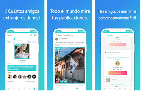 Las mejores apps para tener amigos coreanos