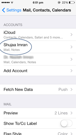 Eliminar correo electrónico y contactos de Facebook de la libreta de direcciones del iPhone