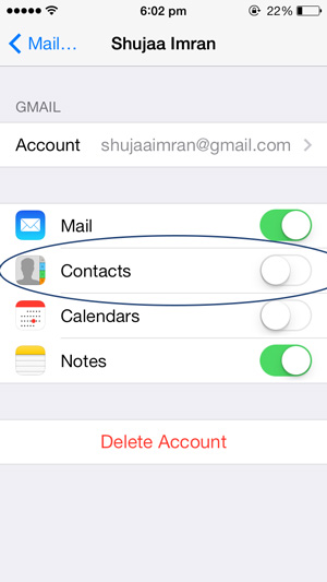 Remover e-mail e contatos do Facebook do catálogo de endereços do iPhone