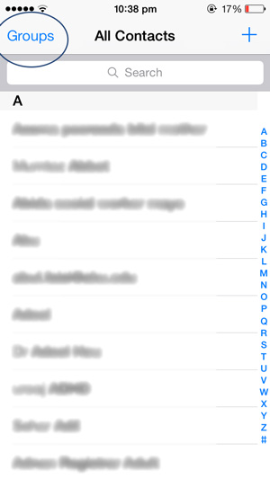 Remover e-mail e contatos do Facebook do catálogo de endereços do iPhone