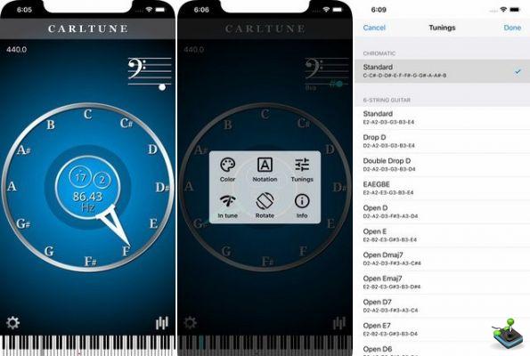 Las mejores aplicaciones de afinador de guitarra para iPhone