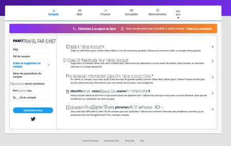 Excluir uma conta do Yahoo Mail