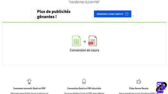 Comment convertir un fichier Excel en PDF ?