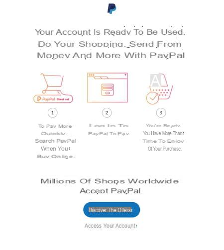 PayPal account: creation and online payments