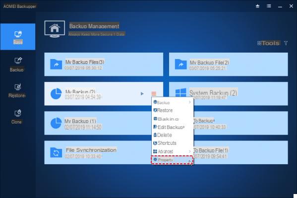 Copia de seguridad incremental, diferencial o completa en PC con Windows -