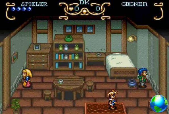 Ilusão de conteúdo bônus Gaia SNES e cheats