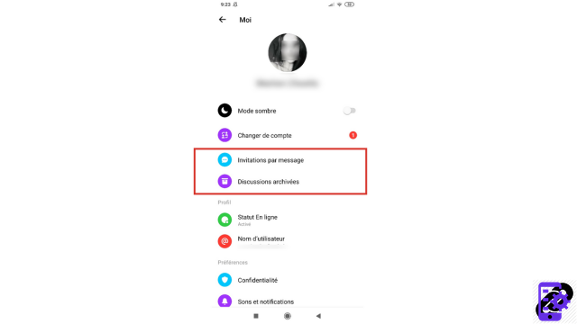 How to manage contacts and messages on Messenger?