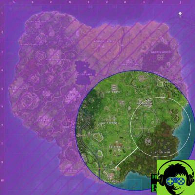 Fortnite - Saison 4: Différents Cercles de Tempête