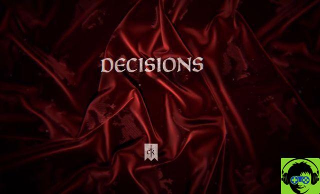How do decisions work in Crusader Kings III?