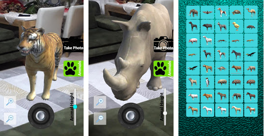 Le migliori app per vedere gli animali 3d