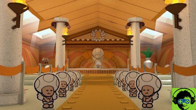 Paper Mario: The Origami King - Visite as 5 Hot Springs | Passo a passo Shangri-Spa