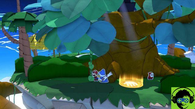 Paper Mario: El rey del origami - Visita las 5 aguas termales | Tutorial de Shangri-Spa