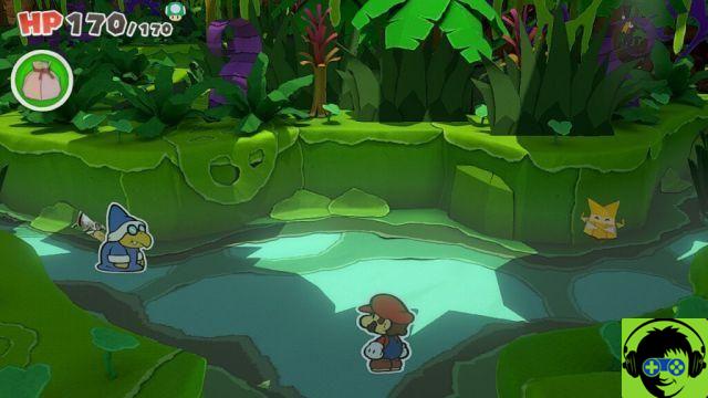 Paper Mario: El rey del origami - Visita las 5 aguas termales | Tutorial de Shangri-Spa