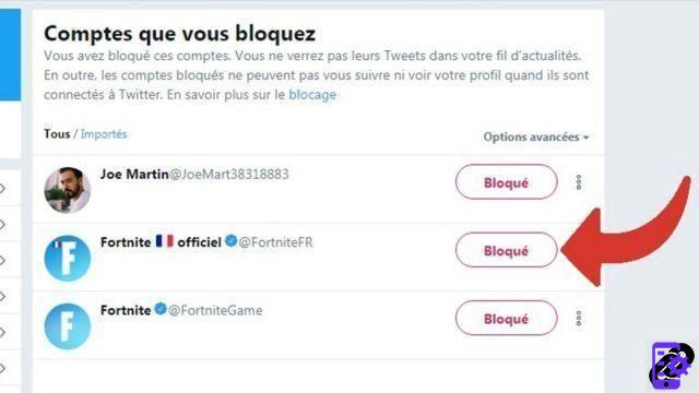 How to unblock an account on Twitter?