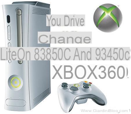 Modefica Xbox 360 por LiteOn 83850C e LiteOn 93450C