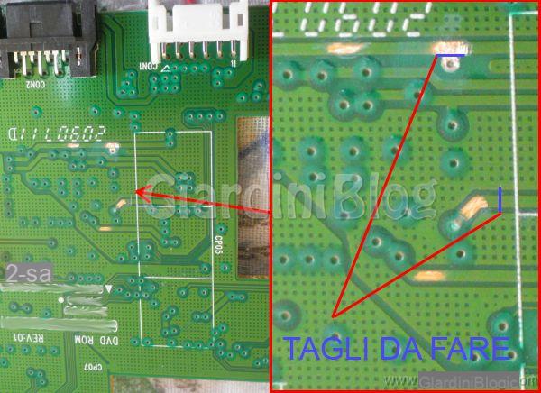 Mothefica Xbox 360 per LiteOn 83850C e LiteOn 93450C