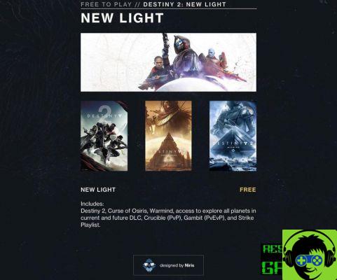 Destiny 2 New Light | Beginner's Guide: How to Start