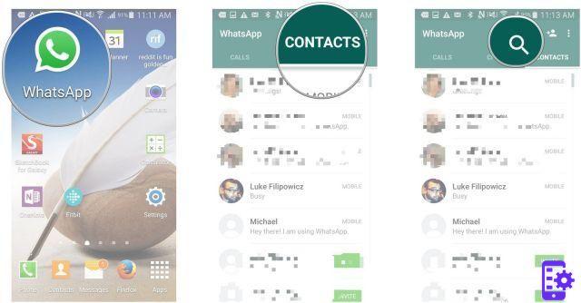 Cómo encontrar y contactar a una persona en Whatsapp