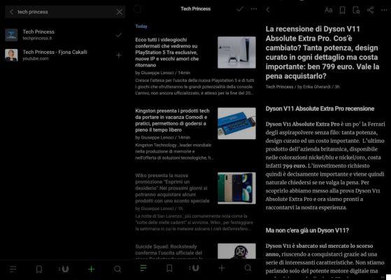 Feedly : informations sans rapport avec les algorithmes