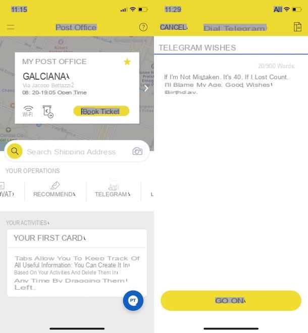 Come fare un telegramma online