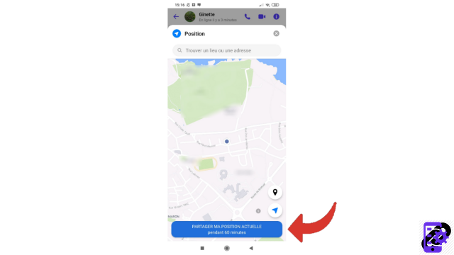 How to send your position on Messenger?