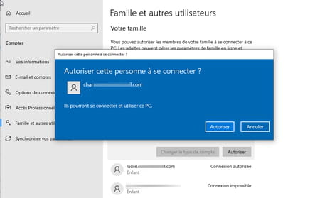 Windows 10 parental controls: activate protection