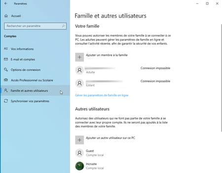 Controles parentales de Windows 10: activar la protección