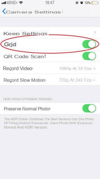 Cómo usar la regla de los tercios con el iPhone para obtener fotos perfectas