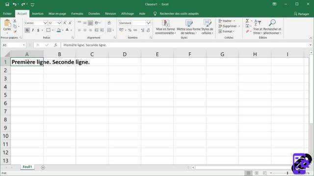 ¿Cómo hacer un salto de línea en una celda en Excel?