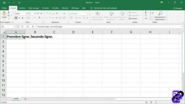 ¿Cómo hacer un salto de línea en una celda en Excel?