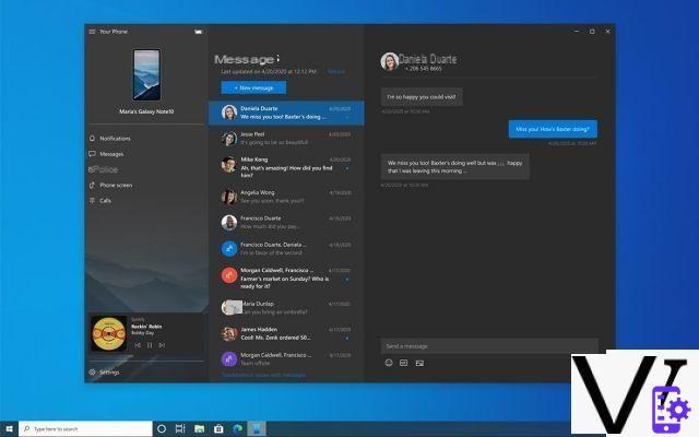 Windows 10: reprodução de música no telefone, informações sobre o coronavírus, o que há de novo na atualização 19619