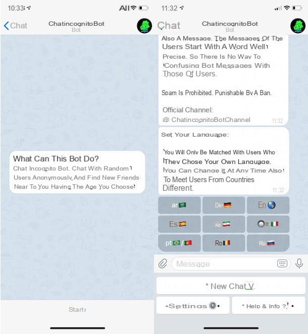 Come fare chat anonime su Telegram