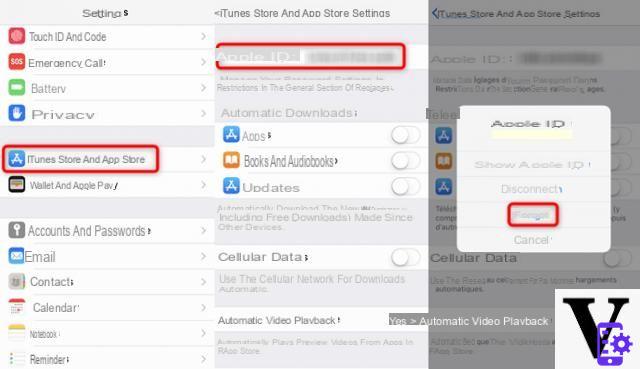 How to change Apple ID