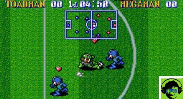 Senhas e truques do SNES Mega Man Soccer