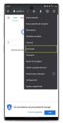 Cómo ver y cambiar la carpeta de descargas en Android