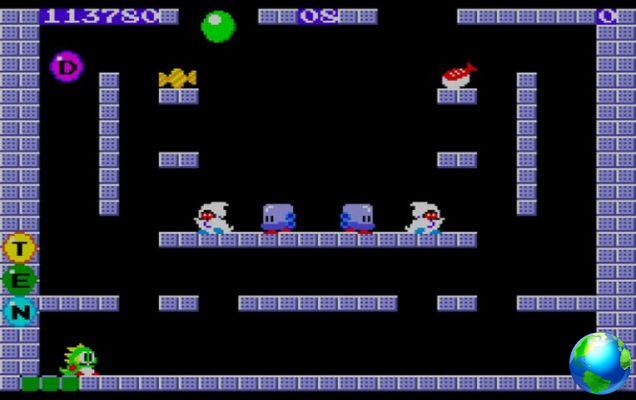 Contraseñas y trucos de Bubble Bobble NES