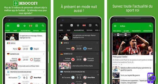 Las 10 mejores aplicaciones de fútbol para Android