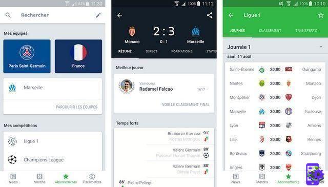 Las 10 mejores aplicaciones de fútbol para Android
