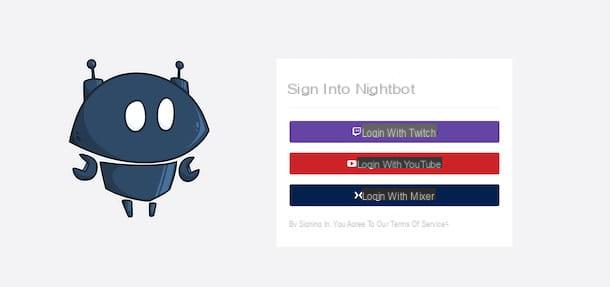 Come mettere il Nightbot su YouTube