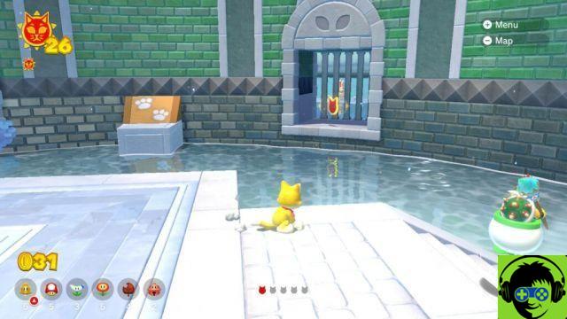 Mario 3D World: La furia de Bowser - Cómo hacer brillar a todos los gatos | Guía 100% Clawswipe Coliseum