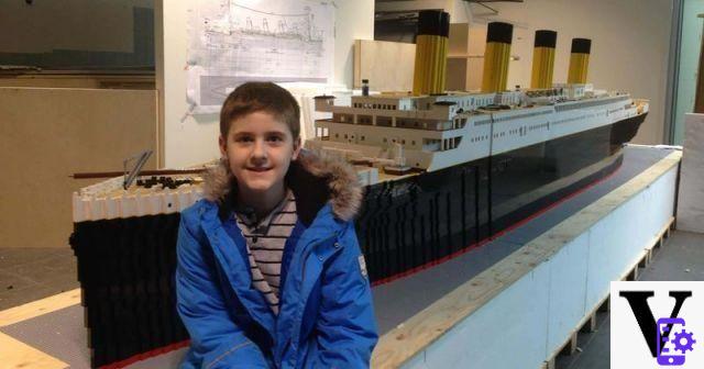 The LEGO Titanic made by an Icelandic boy is a record