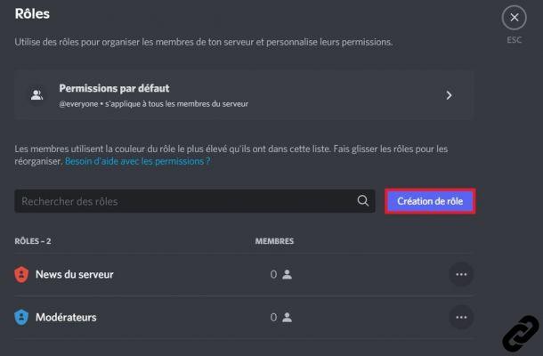 How to create roles in a Discord server?