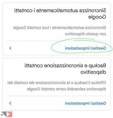 Come trasferire contatti iPhone su account Google