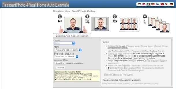 How to create passport photos