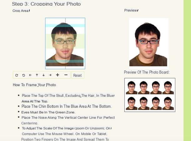 How to create passport photos