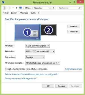 Gerenciamento de várias telas: as diferentes configurações possíveis no Windows 8