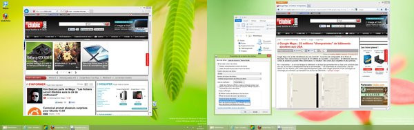 Multi-screen management: the different possible settings under Windows 8